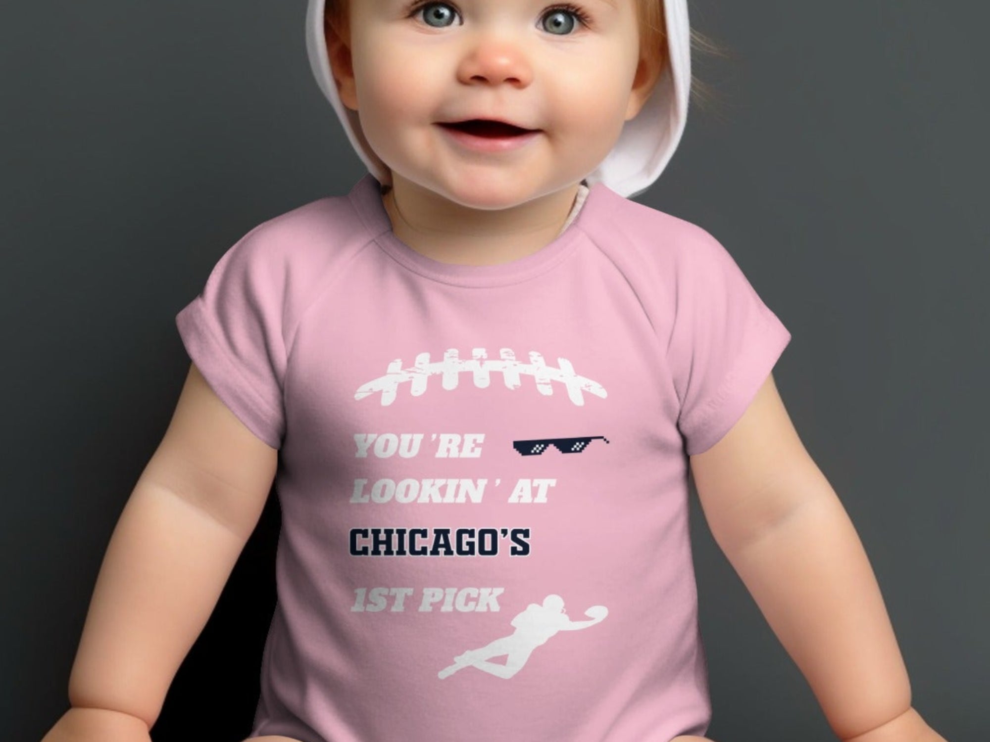 You're Lookin' At Chicago's 1st Pick Baby Onesie