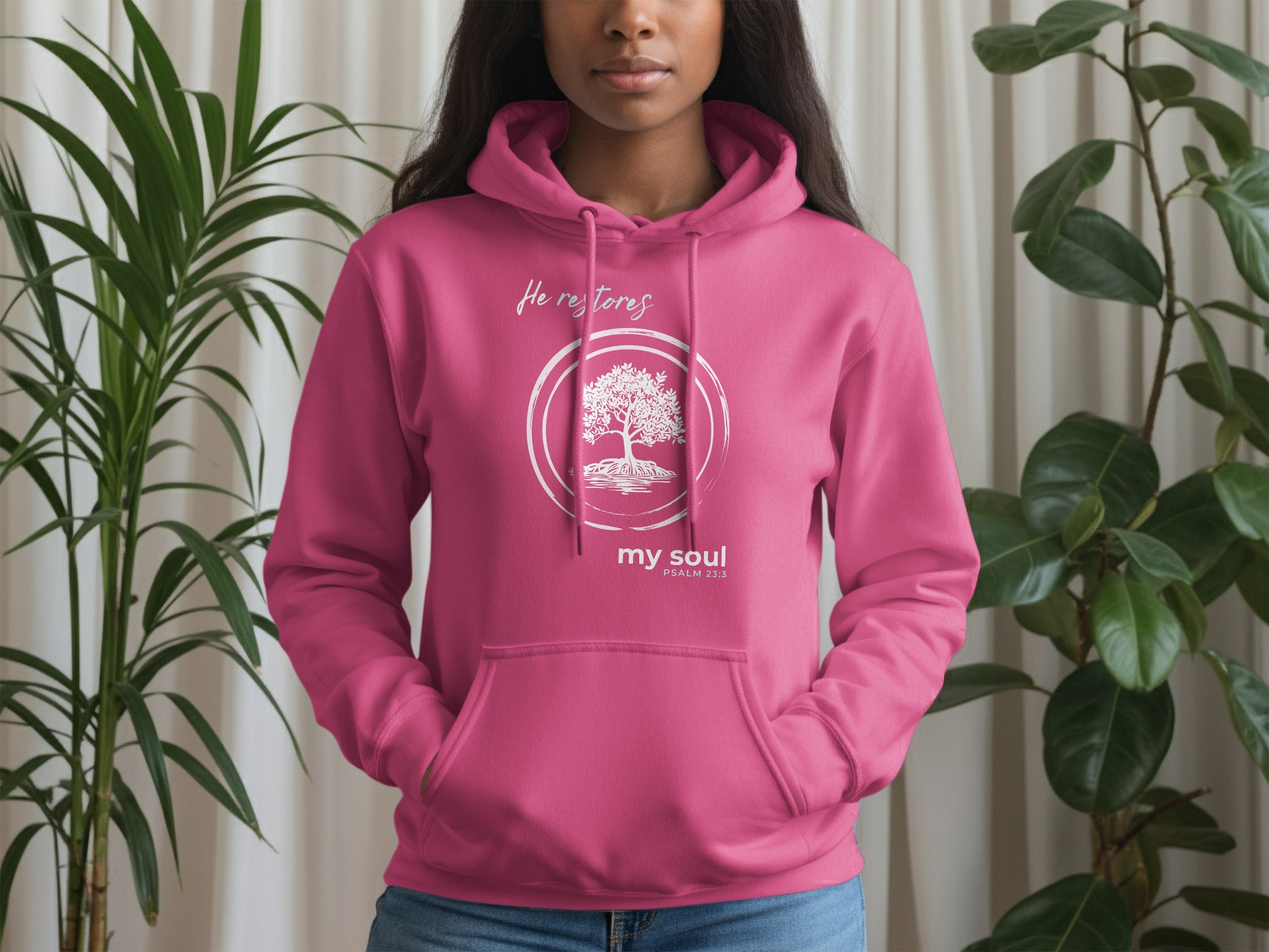 He restores my soul Psalm 23:3 graphic tree hoodie product type
Hoodie
Pink Hoodie
Christian Hoodie
Faith Hoodie
Scripture Hoodie
Psalm 23 Hoodie
He Restores My Soul
Tree Design
Religious Apparel
Spiritual Clothing
Inspirational Hoodie
Women Hoodie
Graphic Hoodie
Pullover Hoodie
Cozy Hoodie
Gift For Her
Devotional Wear
Soul Restoration
Christian Gift
Scripture Verse