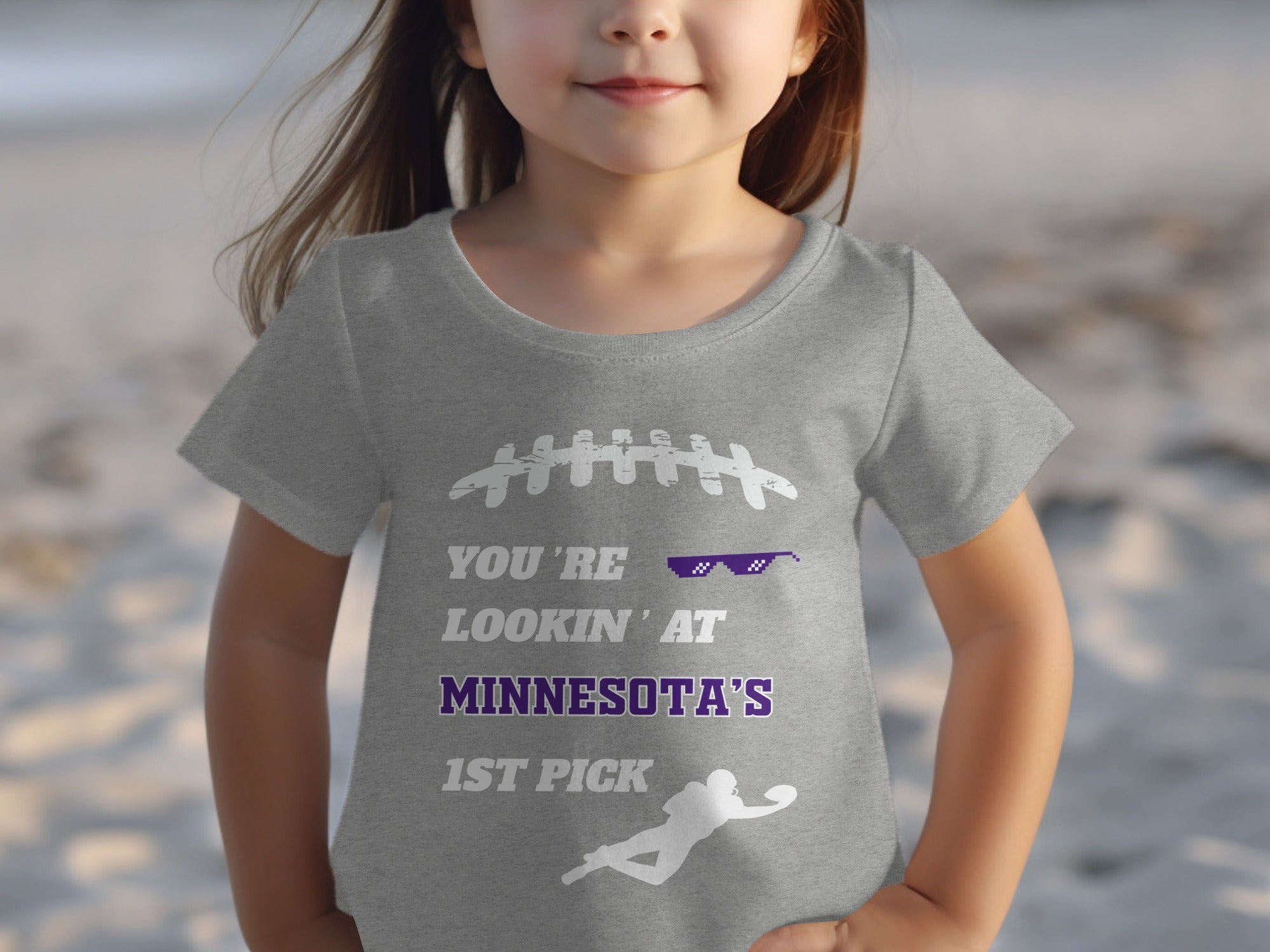 You're Lookin' at Minnesota's 1st Pick Kids Shirt
