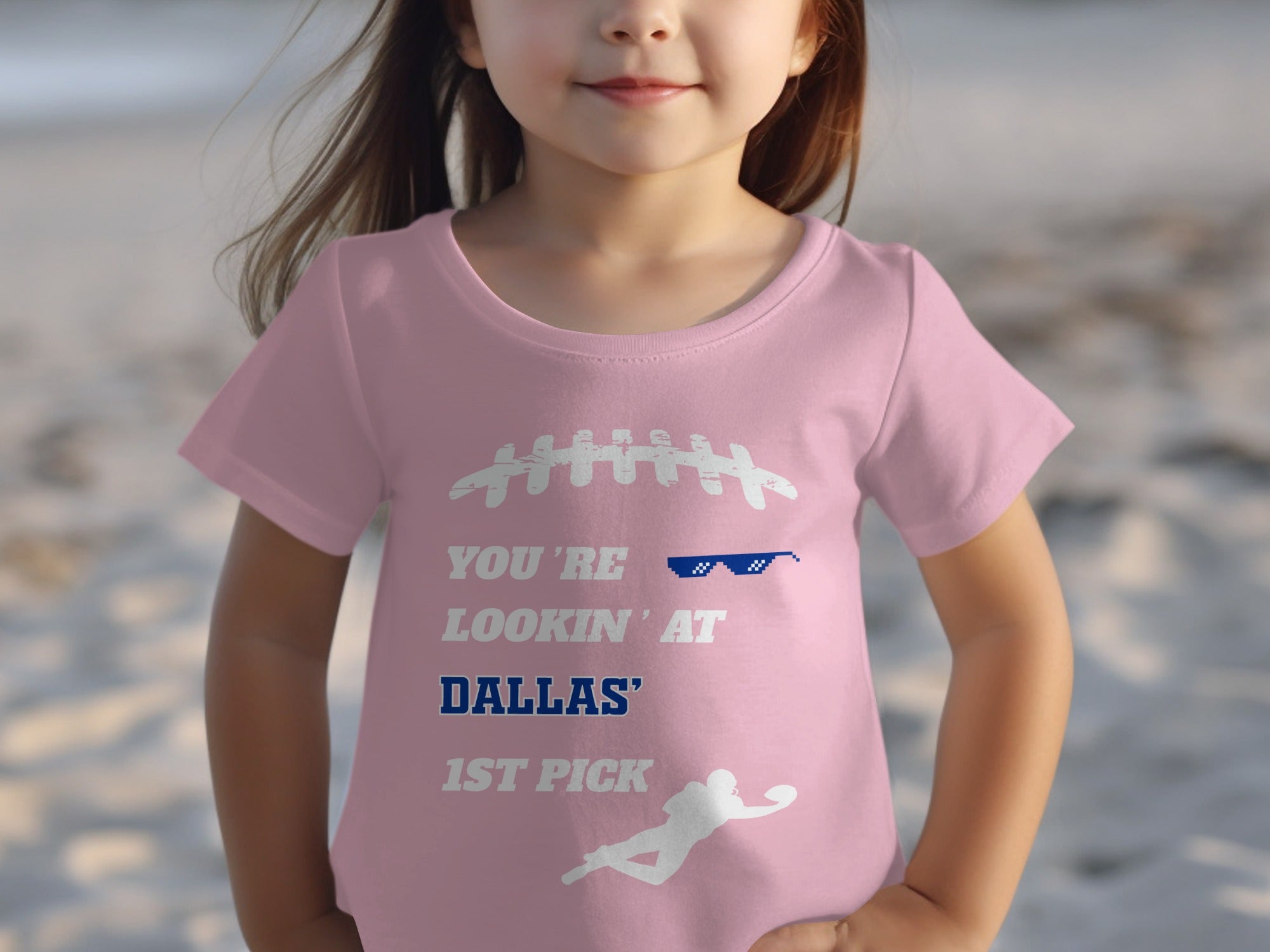 You're Lookin' at Dallas' 1st Pick Kids' Shirt