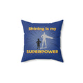 Shining Is My Superpower Throw Pillow | Kids Room Decor