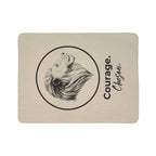 Courage. Chosen. Lion Sherpa Fleece Throw