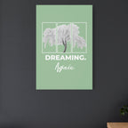 Dreaming Again Canvas Art | Minimal Inspirational Wall Art