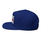 “More Than Conquerors” Embroidered Cap – Romans 8:37 Christian Flat Bill Hat – Faith Apparel