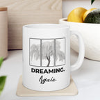 Dreaming Again Ceramic Mug — "Dreaming, Awake" Coffee Cup (11oz & 15oz)