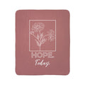 Hope Today Daisy Fleece Sherpa Blanket
