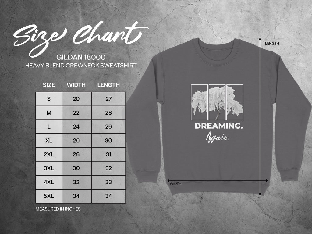 Dreaming Again Printed Crewneck Sweatshirt Only