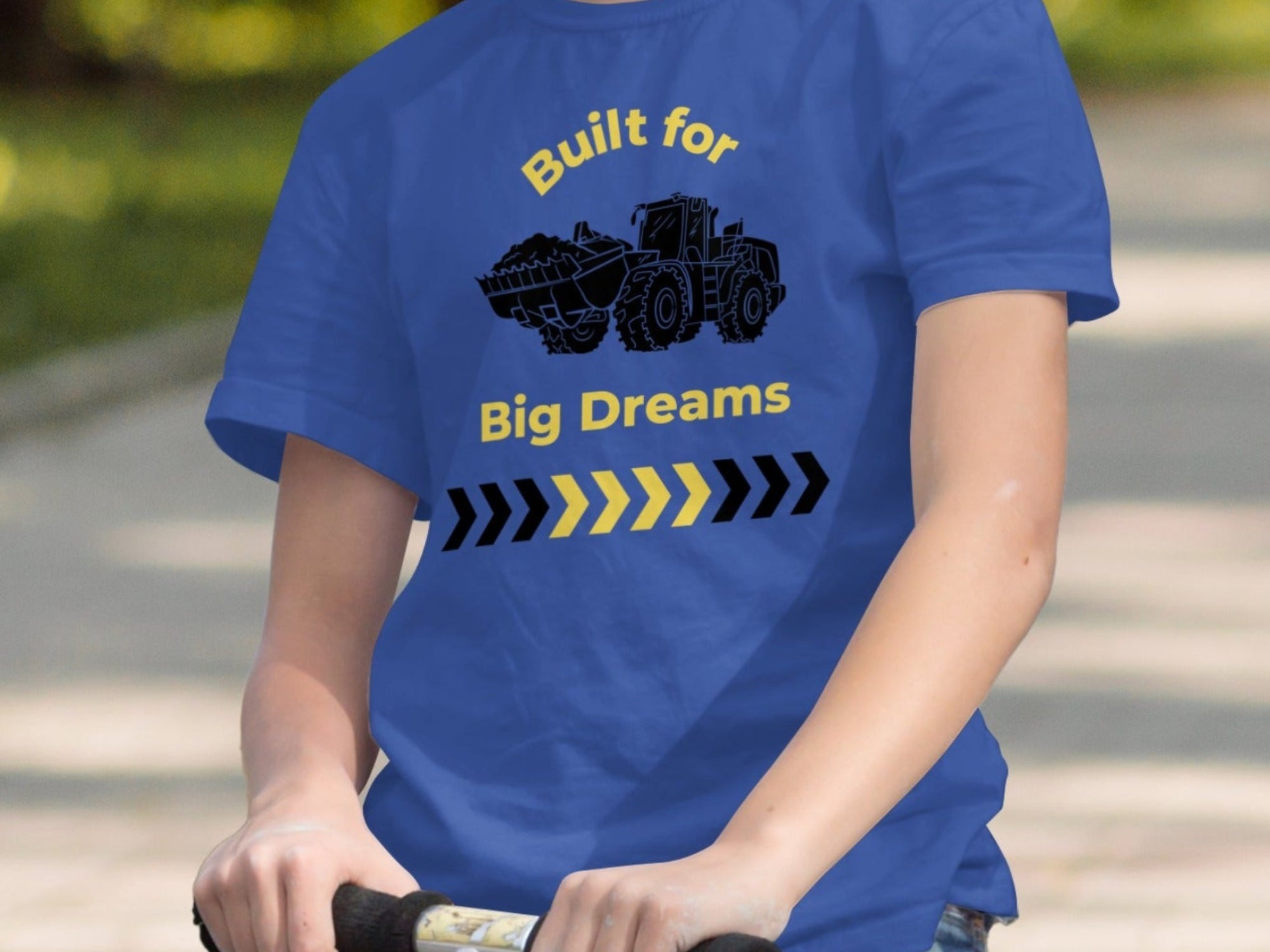 Built for Big Dreams Construction Kids T-Shirt