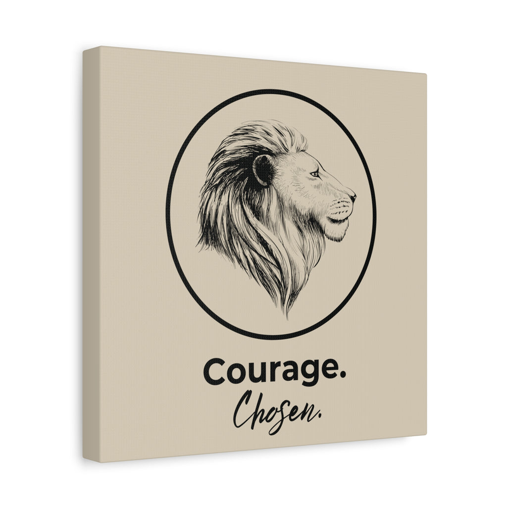 Dwell More Fear Less Mountain Canvas Art | Inspirational Wall Decor