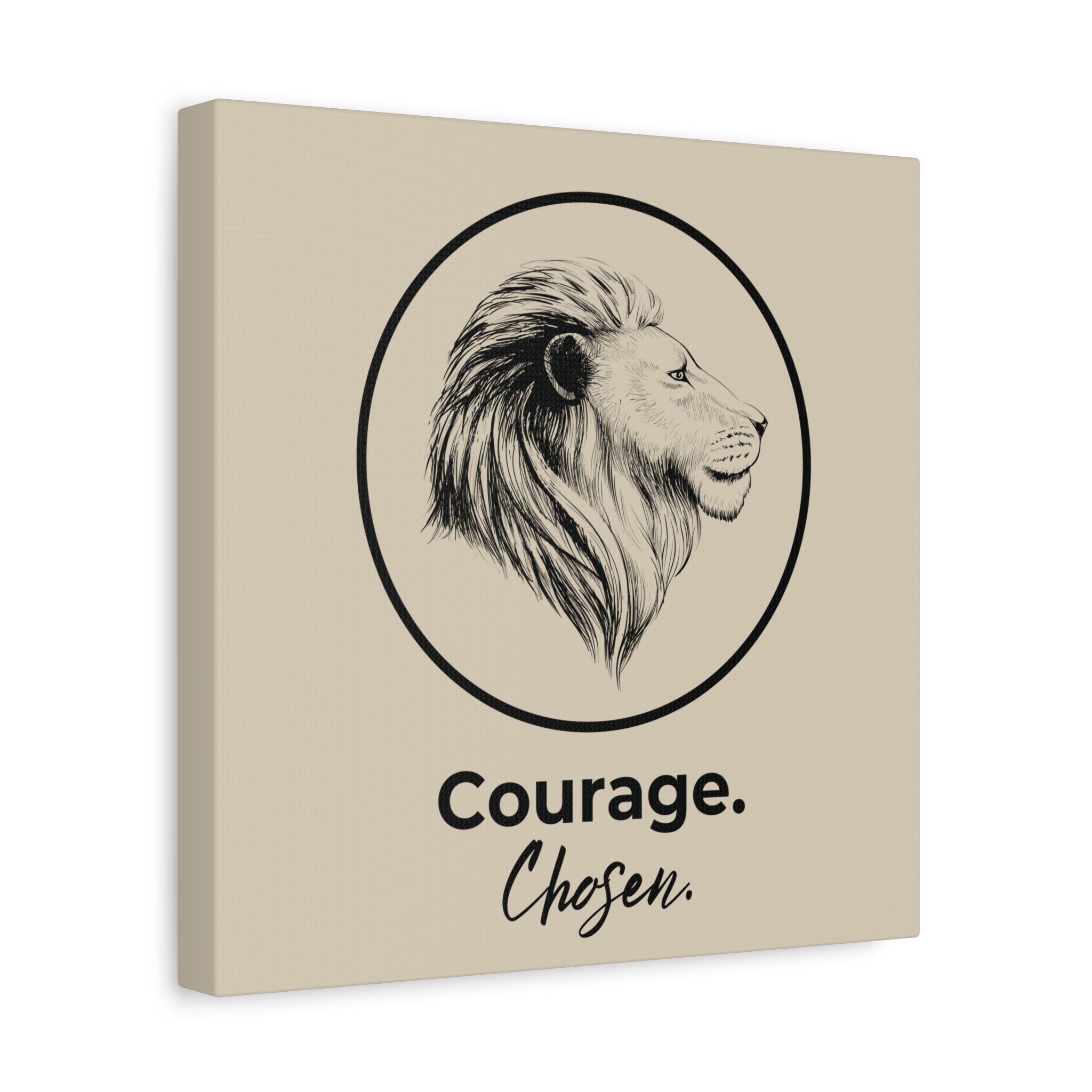 Dwell More Fear Less Mountain Canvas Art | Inspirational Wall Decor