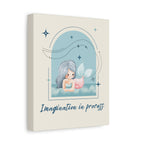 Imagination in Process Mermaid Canvas Art | Kids Room Wall Decor