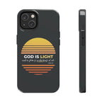 “God Is Light” Phone Case – 1 John 1:5 Christian Bible Verse iPhone & Android Case – Faith Accessory