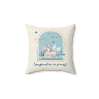 Imagination in Process Mermaid Throw Pillow | Kids Room Decor