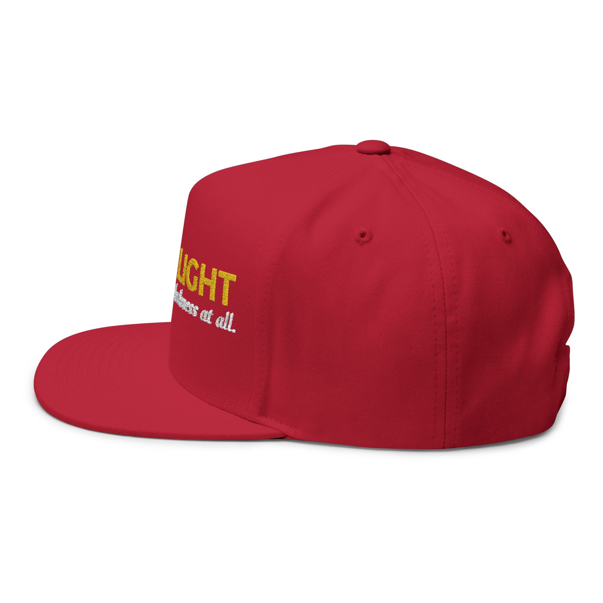 “God Is Light” Embroidered Cap – 1 John 1:5 Christian Flat Bill Hat – Faith Apparel