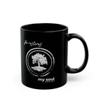 “He Restores My Soul” Christian Coffee Mug – Psalm 23:3 Bible Verse Mug –  Faith Scripture Mug (11oz / 15oz)