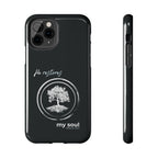 “He Restores My Soul” Phone Case – Psalm 23:3 Christian Bible Verse iPhone & Android Case – Faith Accessory