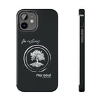 “He Restores My Soul” Phone Case – Psalm 23:3 Christian Bible Verse iPhone & Android Case – Faith Accessory