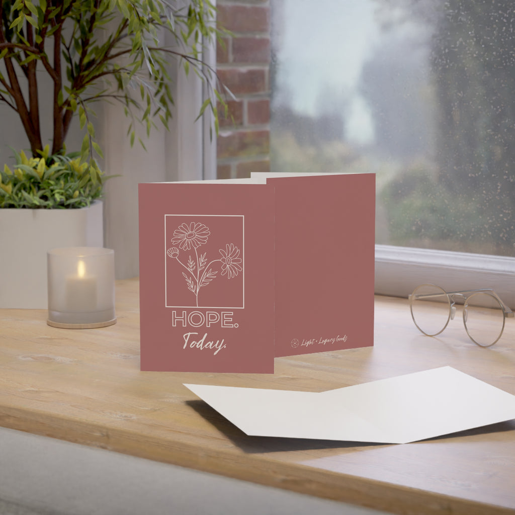 Hope Today Greeting Cards Set | Inspirational Encouragement Card