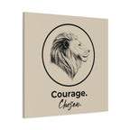 Courage Chosen Canvas Art | Inspirational Wall Art