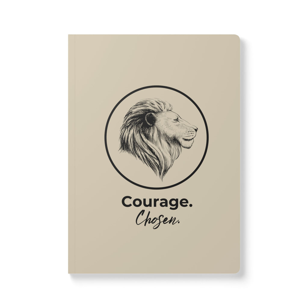 Courage Chosen Softcover Journal | Motivational Lined Notebook