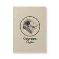 Courage Chosen Softcover Journal | Motivational Lined Notebook