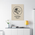 Courage Chosen Canvas Art | Inspirational Wall Art