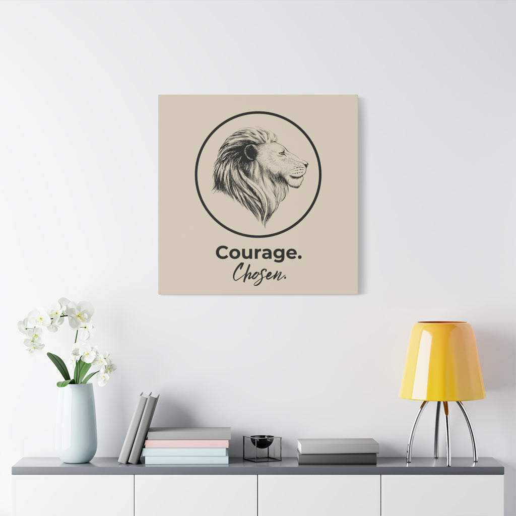 Dwell More Fear Less Mountain Canvas Art | Inspirational Wall Decor