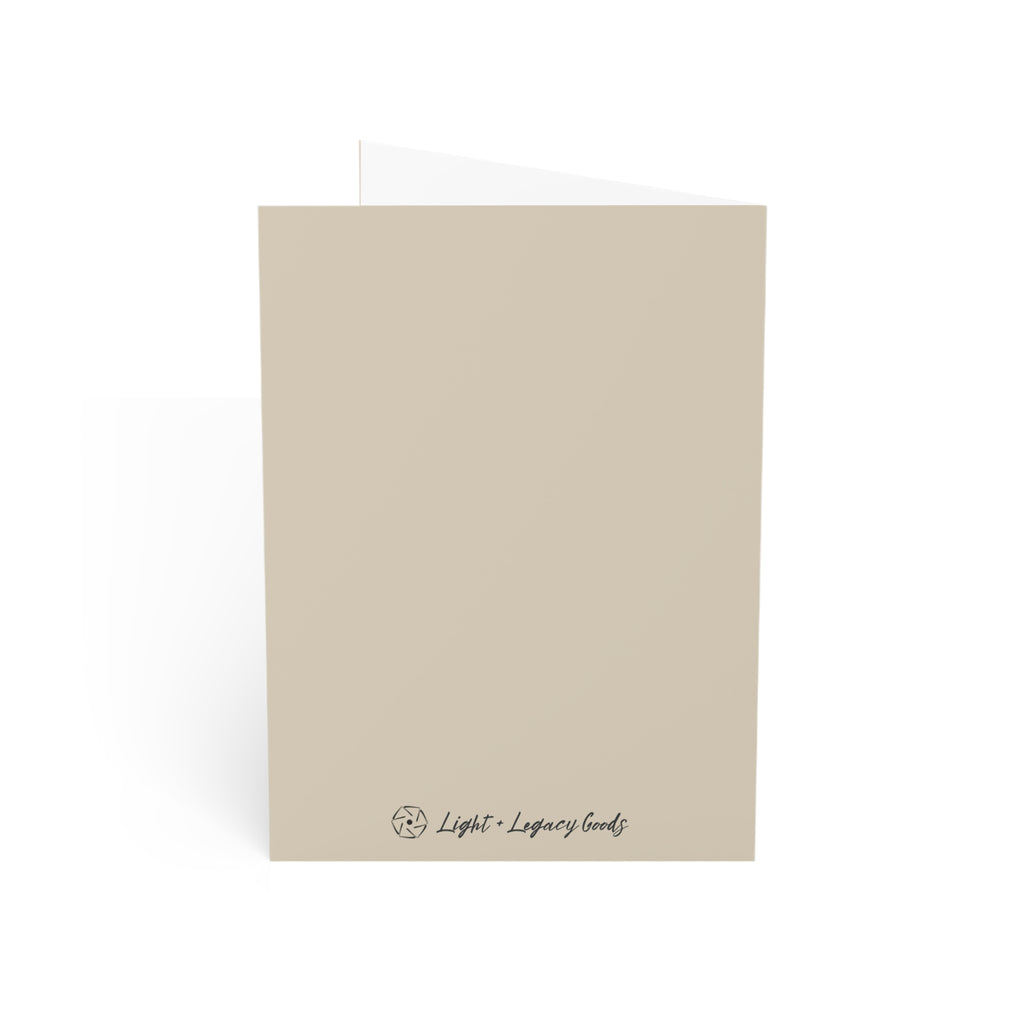 Courage Chosen Lion Greeting Cards Set | Inspirational Encouragement Card