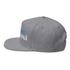 “He Restores My Soul” Embroidered Cap –  Psalm 23:3 Christian Flat Bill Hat – Faith Apparel
