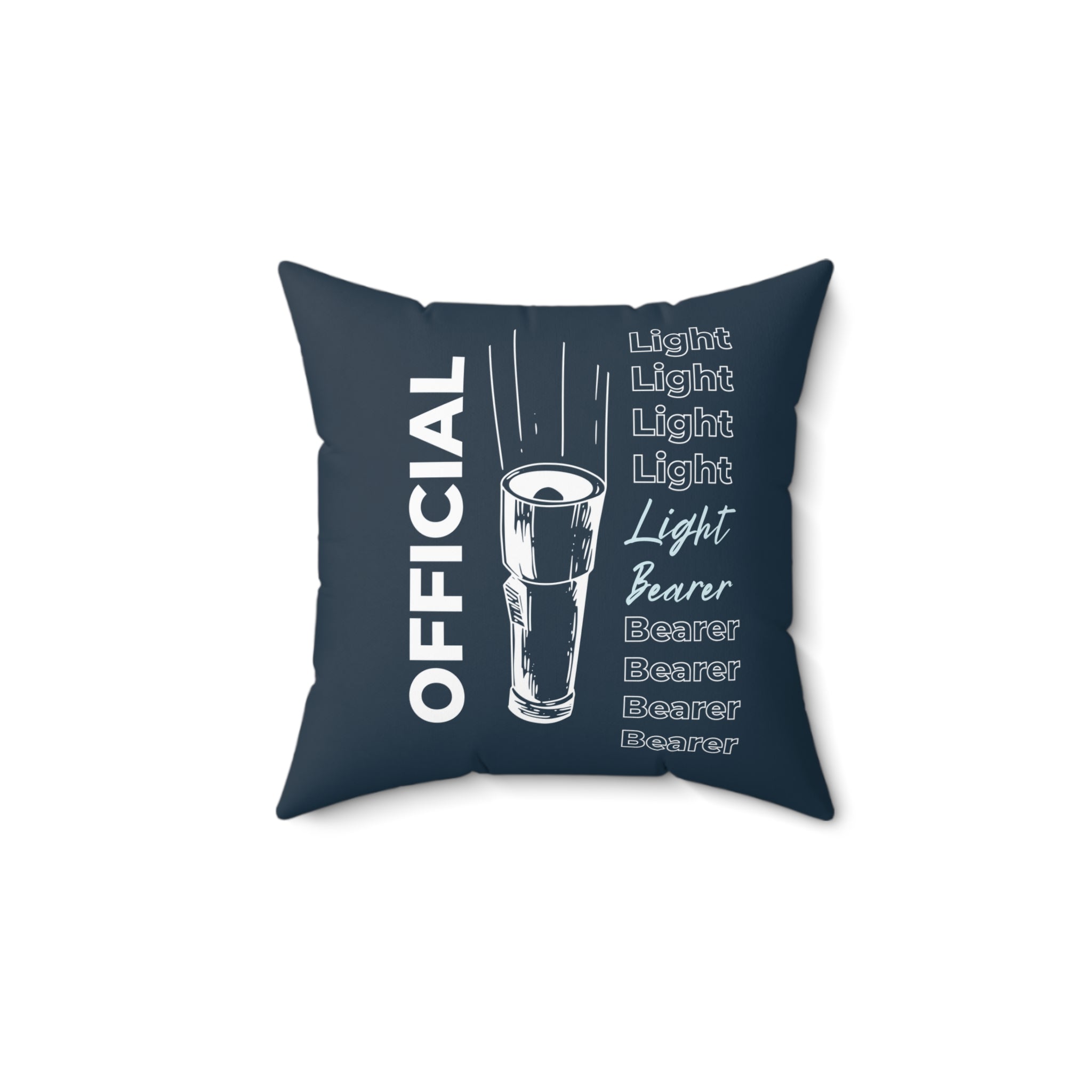 Official Light Bearer Flashlight Throw Pillow | Kids Room Decor