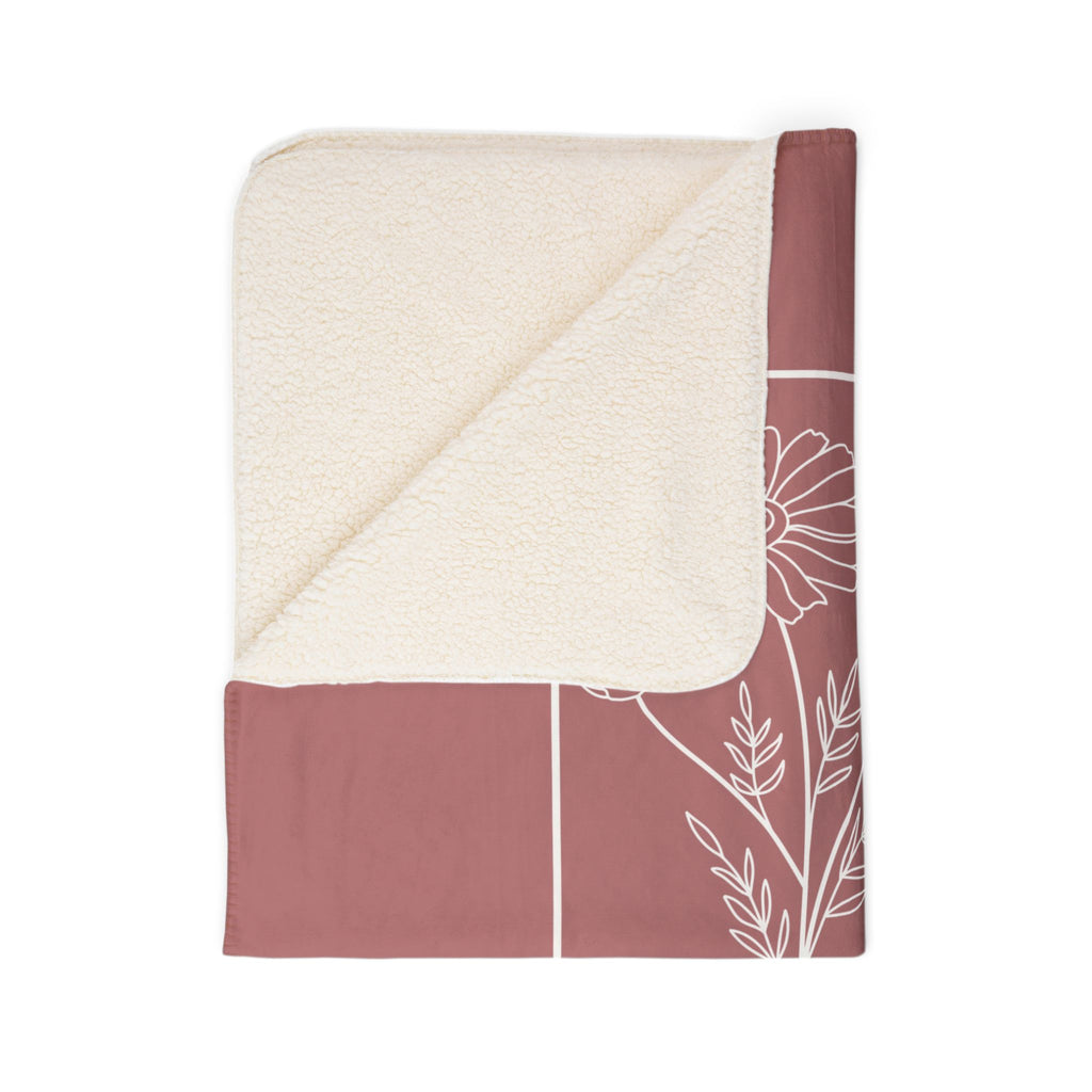 Hope Today Daisy Fleece Sherpa Blanket