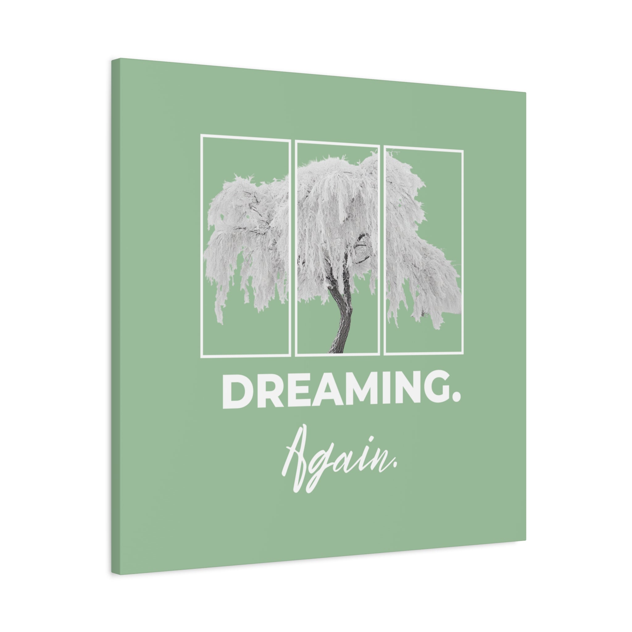 Dreaming Again Canvas Art | Minimal Inspirational Wall Art