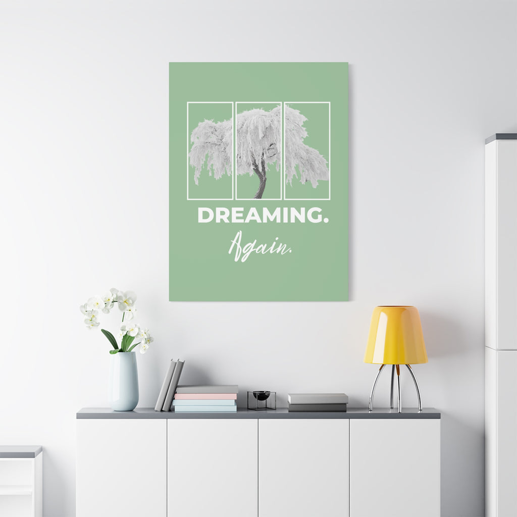 Dreaming Again Canvas Art | Minimal Inspirational Wall Art