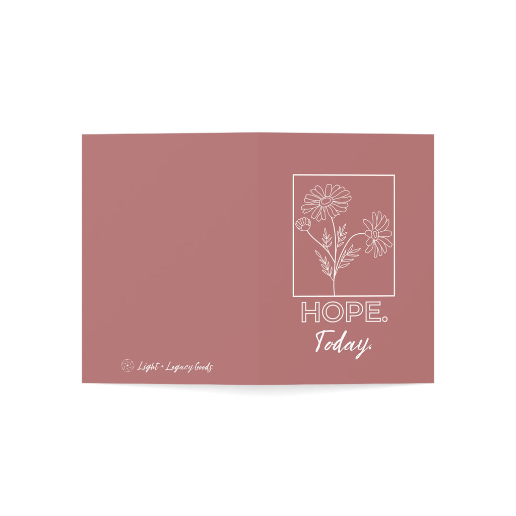 Hope Today Greeting Cards Set | Inspirational Encouragement Card