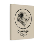Courage Chosen Canvas Art | Inspirational Wall Art