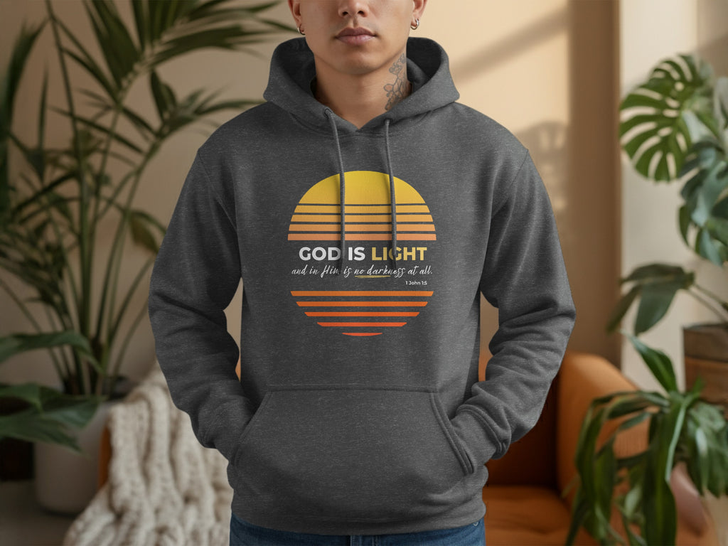 God Is Light and in Him Is No Darkness At All Hoodie
