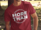 More Than Conquerors Romans 8:37 Inspirational Tee