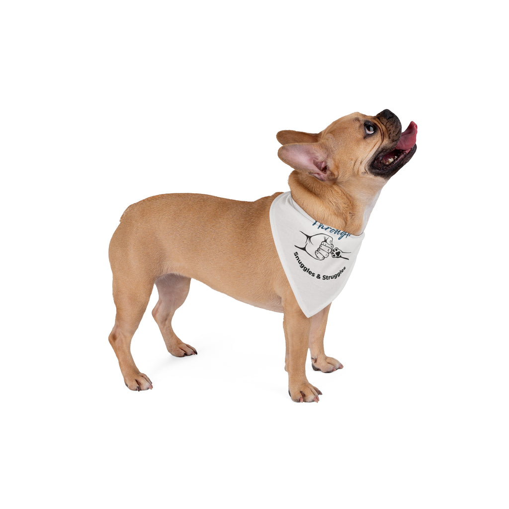 Through Snuggles & Struggles Pet Bandana | Dog & Cat Bandana | Meaningful Pet Accessory