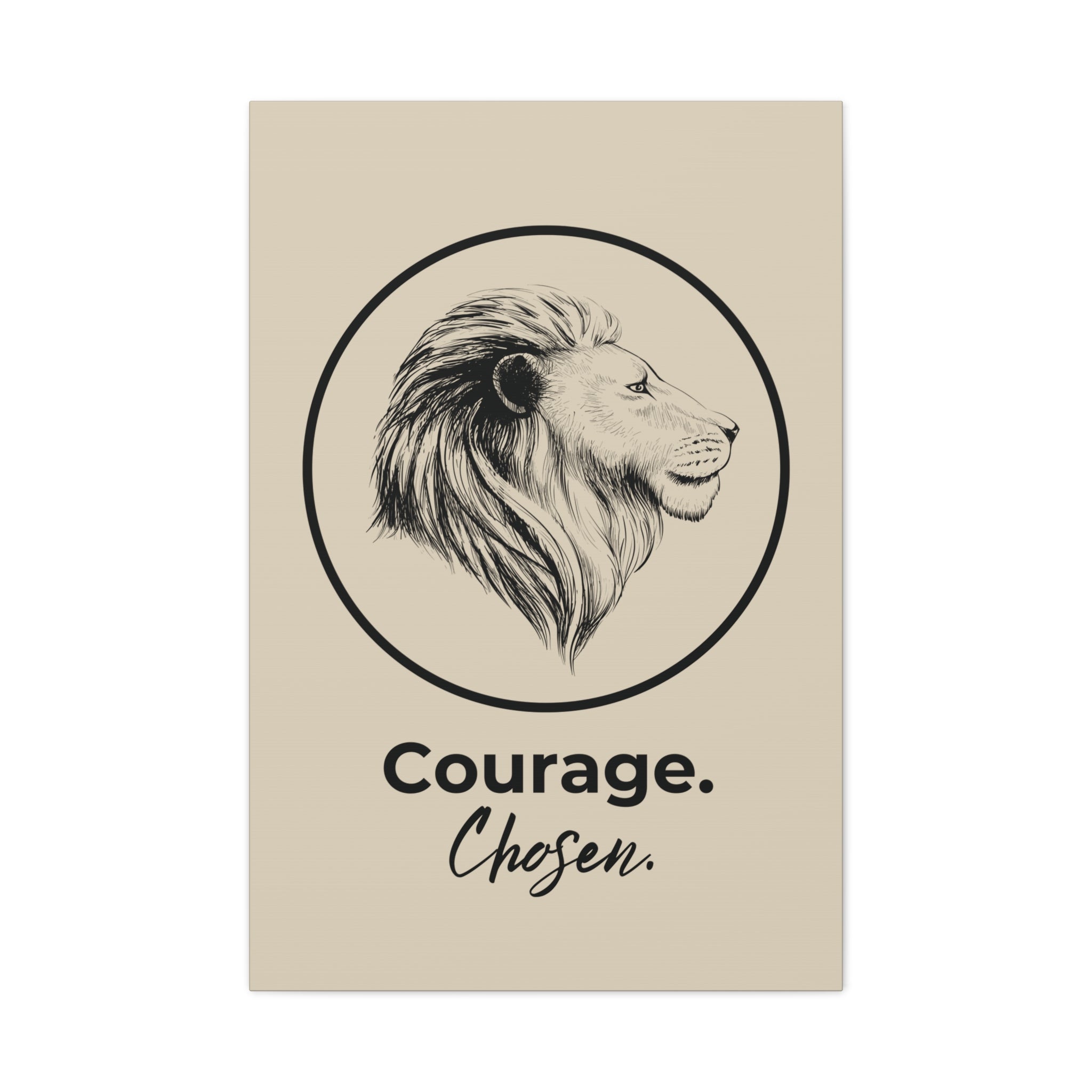 Dwell More Fear Less Mountain Canvas Art | Inspirational Wall Decor