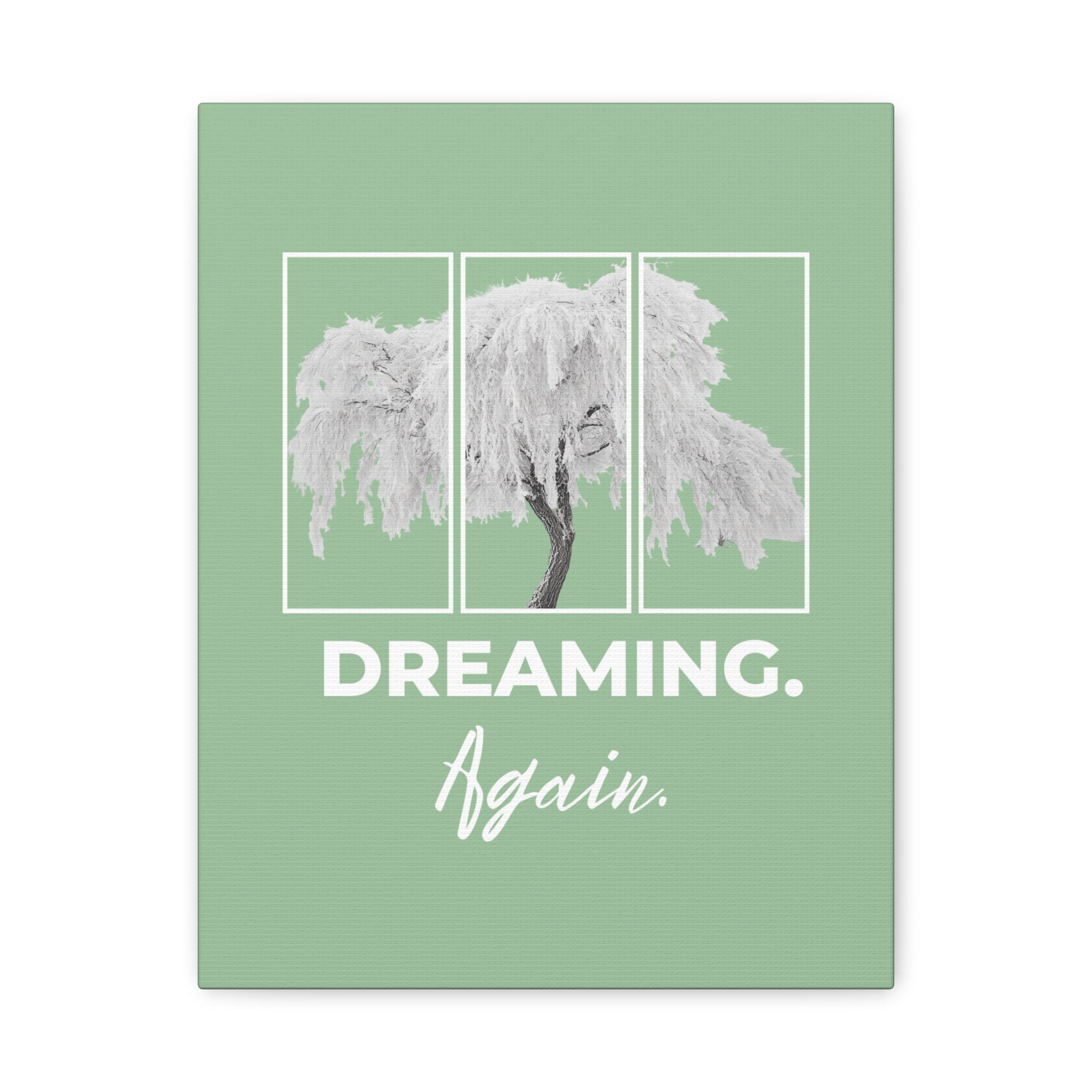 Dreaming Again Canvas Art | Minimal Inspirational Wall Art