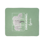 Dreaming Again Willow Tree Fleece Sherpa Blanket