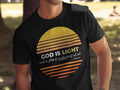 God Is Light Sunset Inspirational Christian T-Shirt