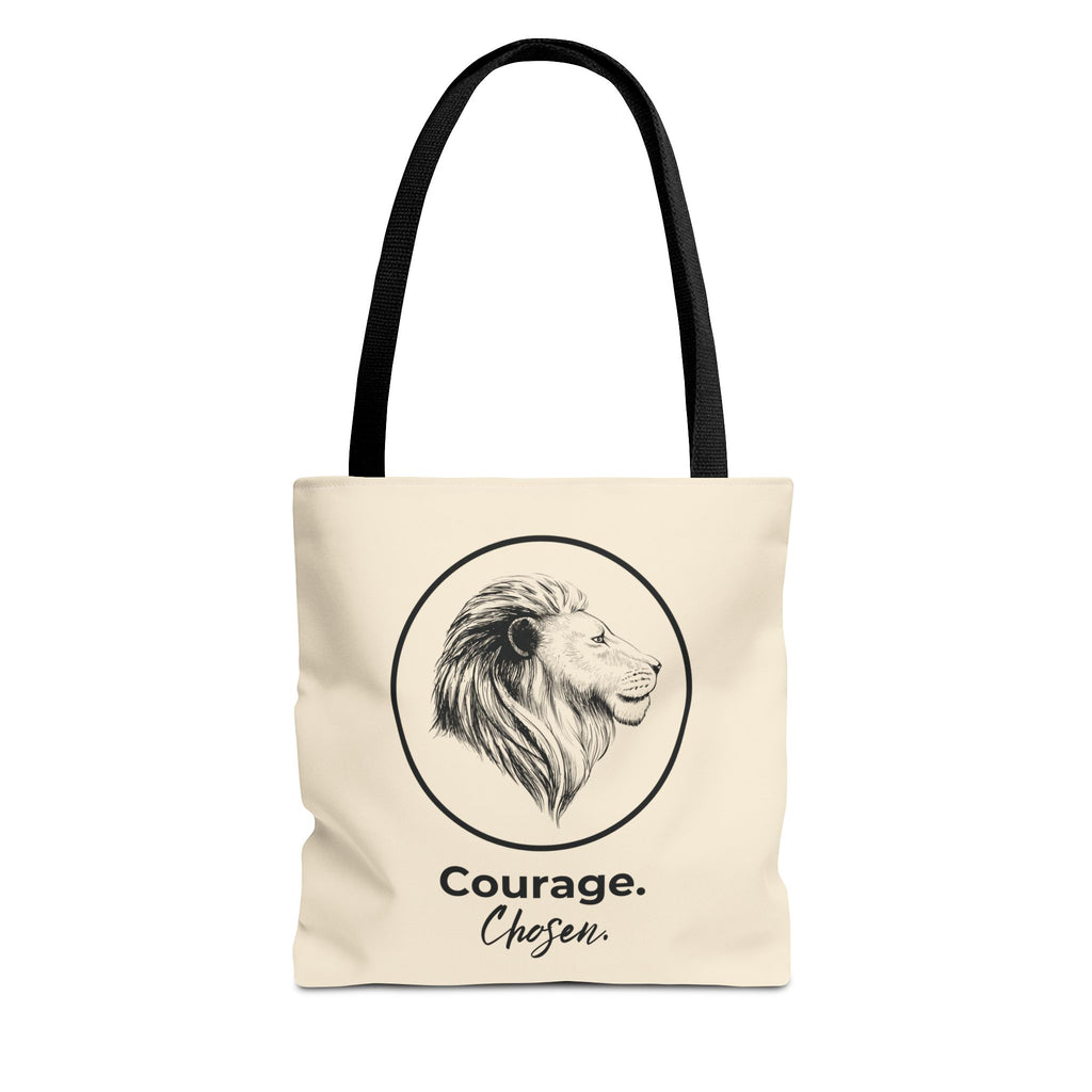 Courage Chosen Tote Bag | Inspirational Everyday Tote