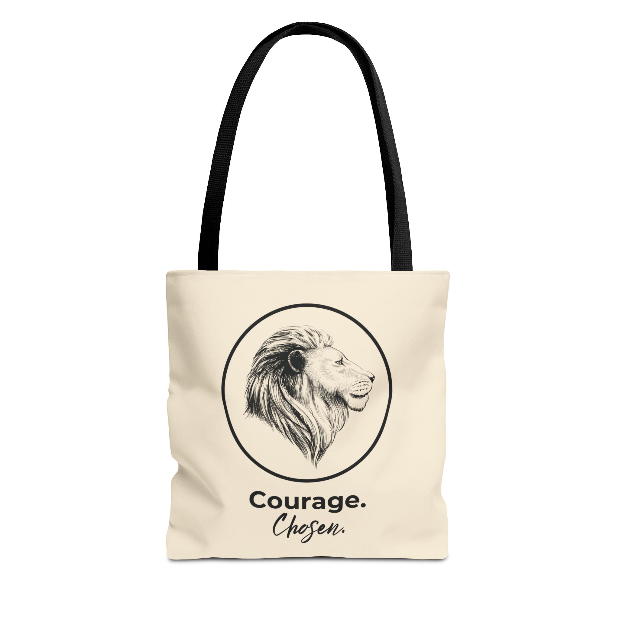 Courage Chosen Tote Bag | Inspirational Everyday Tote