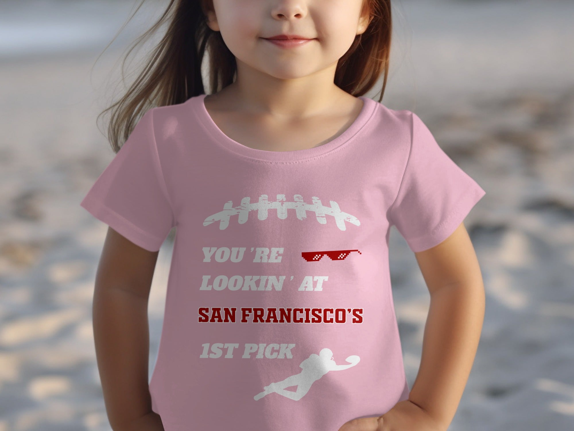 San Francisco's 1st Pick Football Themed T-Shirt