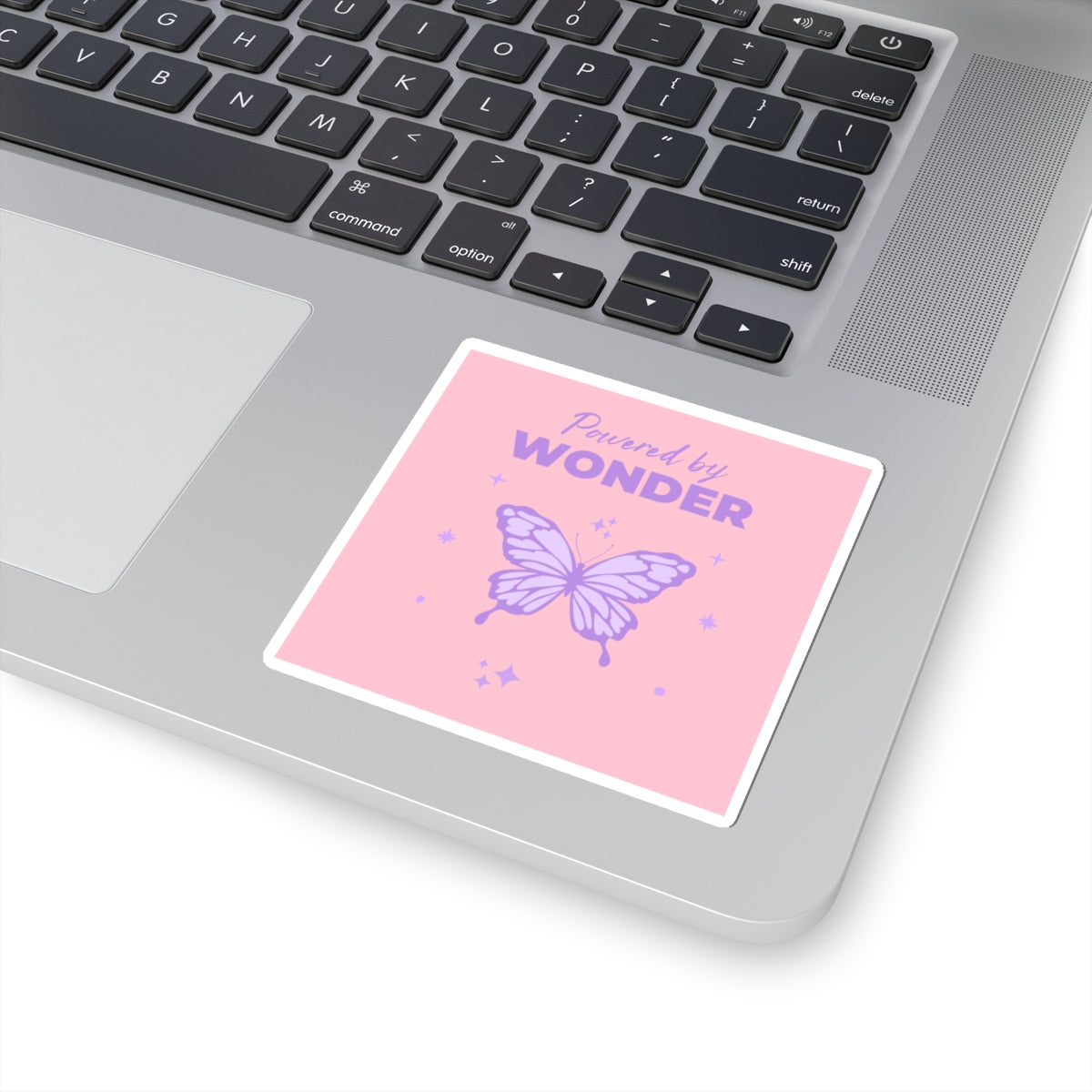 Powered by Wonder Butterfly Sticker | Kids Vinyl Sticker