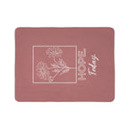Hope Today Daisy Fleece Sherpa Blanket