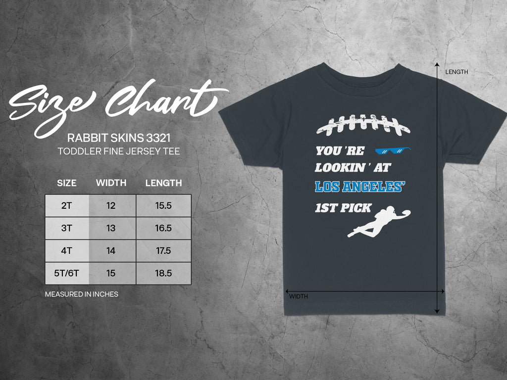 Los Angeles 1st Pick Toddler Fine Jersey Tee