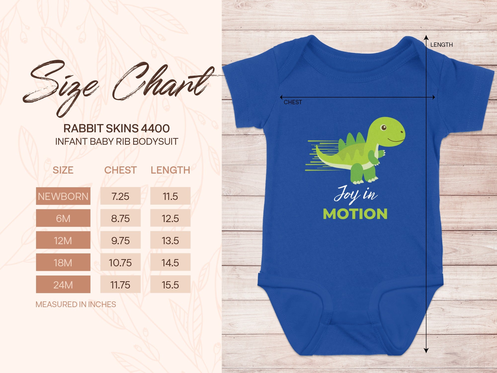 Joy in Motion Infant Baby Rib Bodysuit
