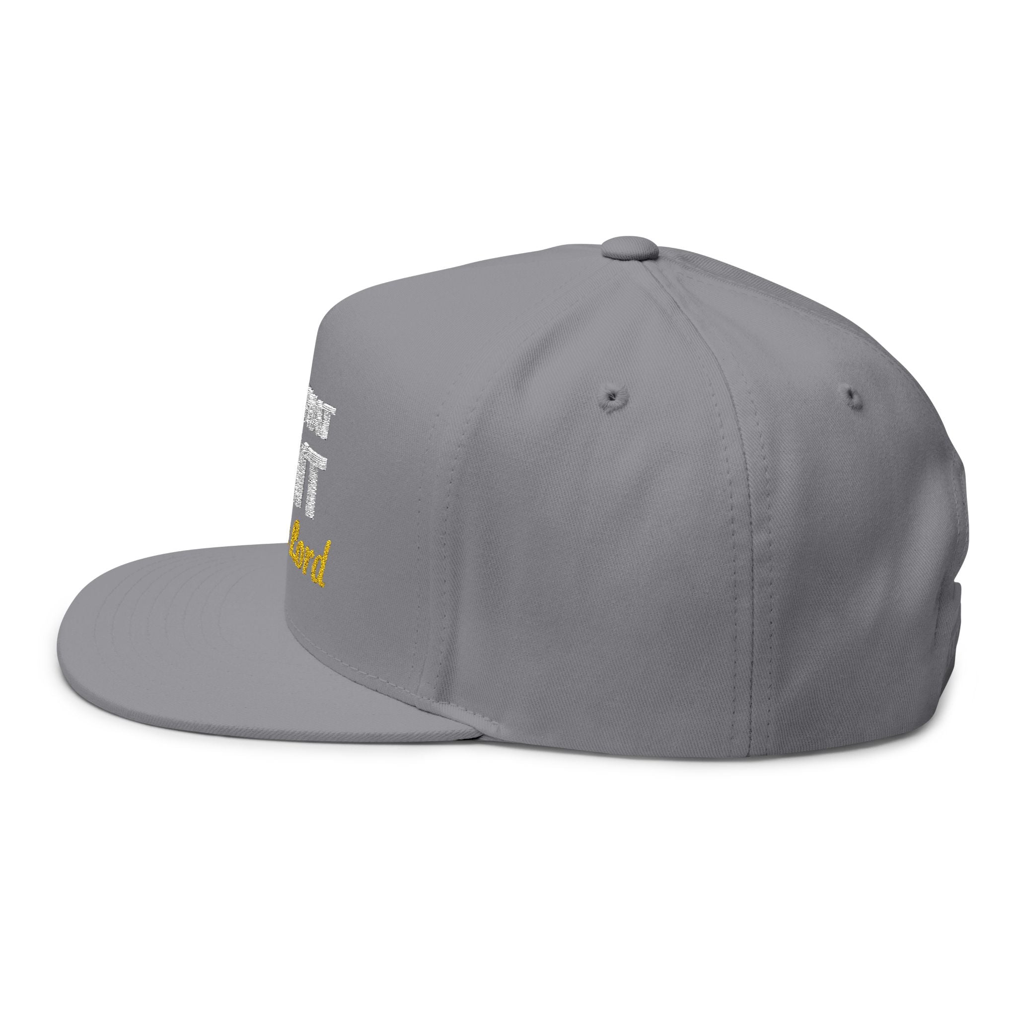 “They That Wait On The Lord” Embroidered Cap –  Isaiah 40:31 Christian Flat Bill Hat – Faith Apparel